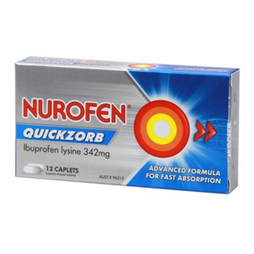 NUROFEN QUICKZORB CAPLETS 1X12