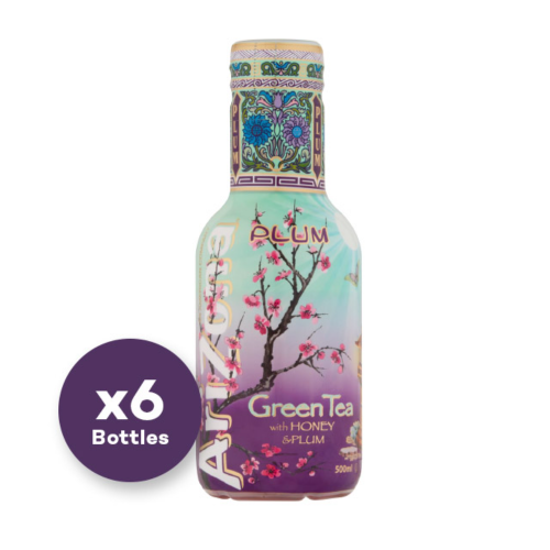 ARIZONA ICE TEA BOTTLE - PLUM  500ML 1X6