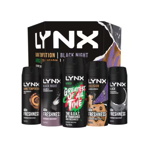 LYNX GIFT SPRAY 5 PACK 1X5
