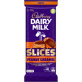 CADBURY BLOCK PEANUT CARAMEL SLICES 170G 1X16
