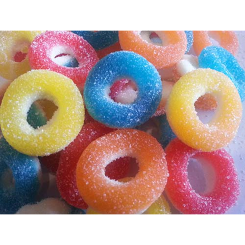 DRAGON SOUR ASSORTED RINGS 2KG