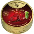 CAVENDISH & HARVEY SOUR CHERRY DROPS 200G 1X10