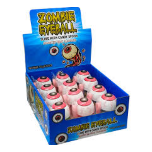 DRAGON NOVELTY ZOMBIE EYEBALLS 100G X 12