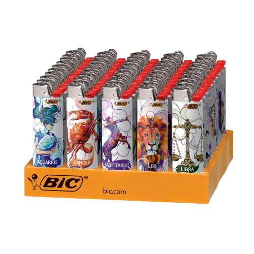 BIC FANCY LIGHTER ASTROLOGY 1X50