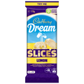 CADBURY BLOCK DREAM LEMON SLICE 170G 1X15