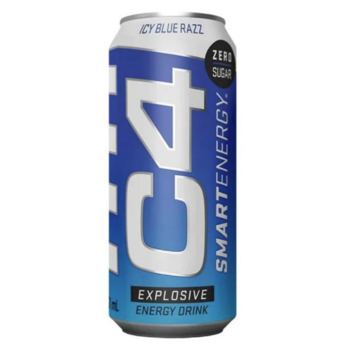 C4 ENERGY ICY BLUE RAZZ 473ML 1X12