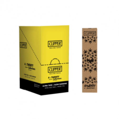 CLIPPER - SS KING ROLLING PAPER+FILTER 1X20