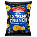 HEARTLAND EXTREME CRUNCH SOUTHERN SALT - KETTLE WAVES 35G 1X24