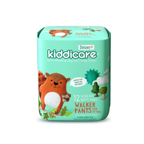 KIDDICARE DELUXE NAPPY PANTS WALKER 12S 1X8