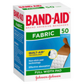 BAND-AID BRAND FABRIC STRIPS 1X50