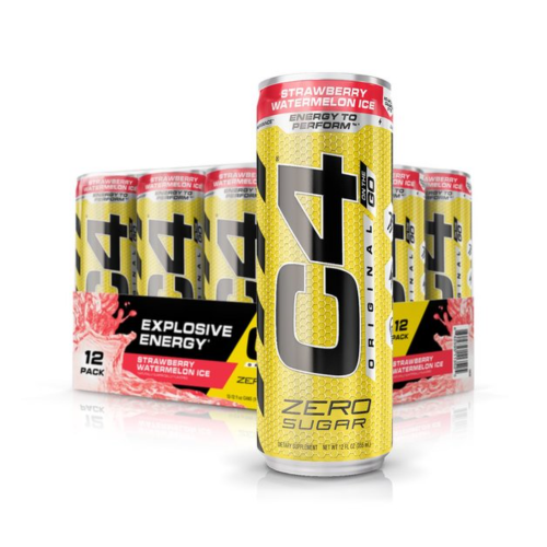 C4 ORIGINAL STRAWBERRY WATERMELON ICE CAN 473ML 1X12