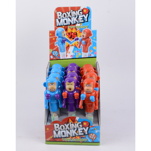 CANDY TOY BOXING MONKEY  1X12 (TM38378)
