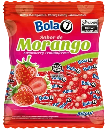 RICLAN CHEWS BOLA STRAWBERRY 500G