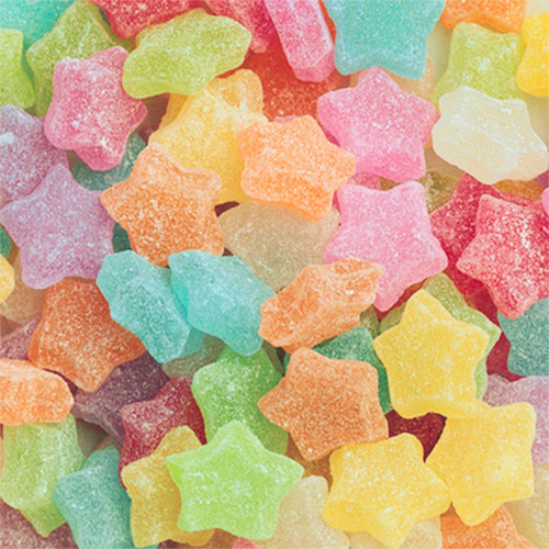 GUMMY STARFISH SUGAR COATED 1KG