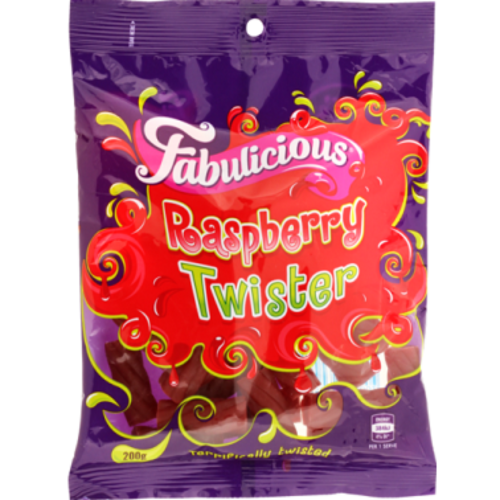 RJ'S BAG FAB RASPBERRY TWISTER 200G