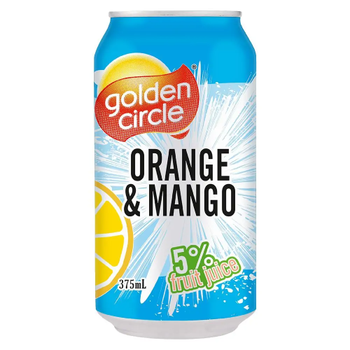 GOLDEN CIRCLE ORANGE MANGO CAN 375ML 1X24