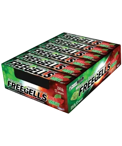 RICLAN FREEGELLS RED MINT STICKS 1X12