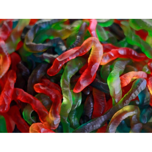 DRAGON GUMMY COLOURED WORMS 2KG