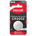 MAXELL LITHIUM BATTERIES CR2032H 1X10
