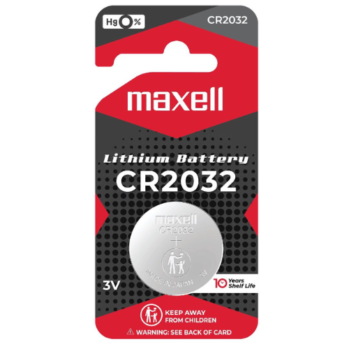 MAXELL LITHIUM BATTERIES CR2032H 1X10