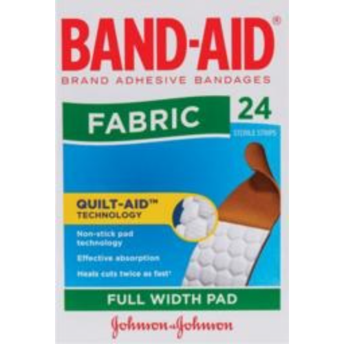 JOHNSON'S BAND-AID FABRIC 1X24