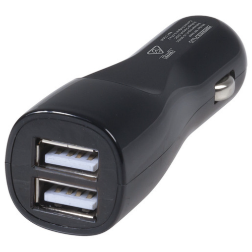 DOUBLE PORT USB CAR CHARGER ADAPTER