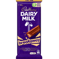 CADBURY BLOCK BREAKAWAY DAIRY MILK 180G 1X13