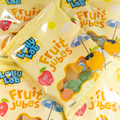 DRAGON NOVELTY LOLLY LAB 130G FRUIT JUBES BAGS