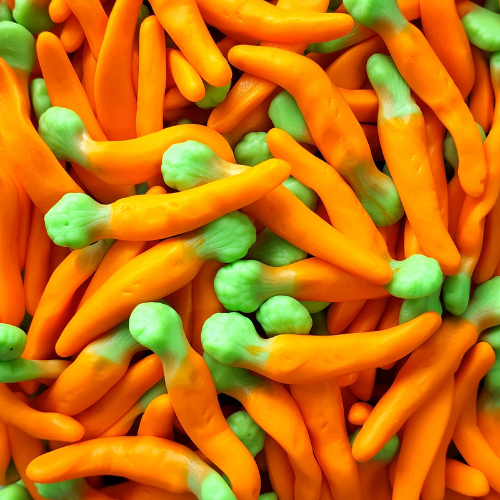 DRAGON GUMMY CARROTS 2KG
