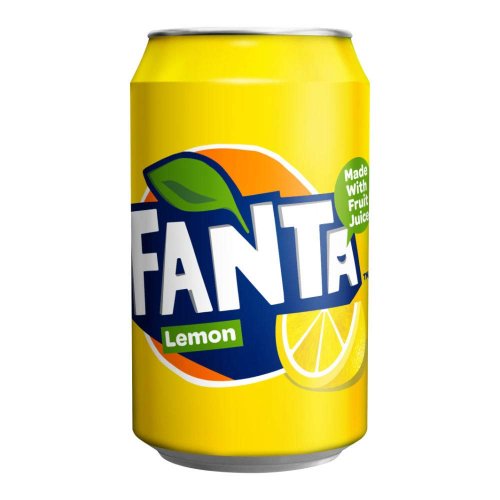FANTA LEMON CAN 330ML 1X24