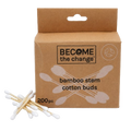 AVALON COTTON TIPS WITH BAMBOO STEM 200PCS 1x12