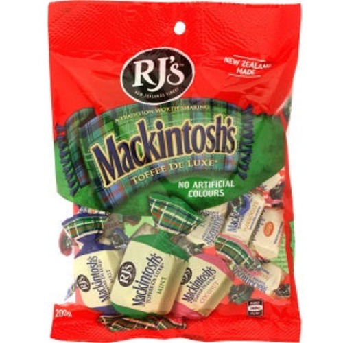 RJ'S BAG MACKINTOSH TOFFEE 180G