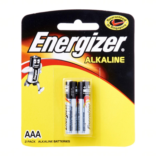 ENERGIZER BATTERIES MAX ALKALINE AAA 2 PACK 1X12 (2034)