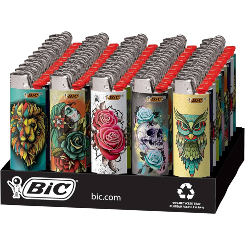BIC FANCY LIGHTER TATTOO 1X50